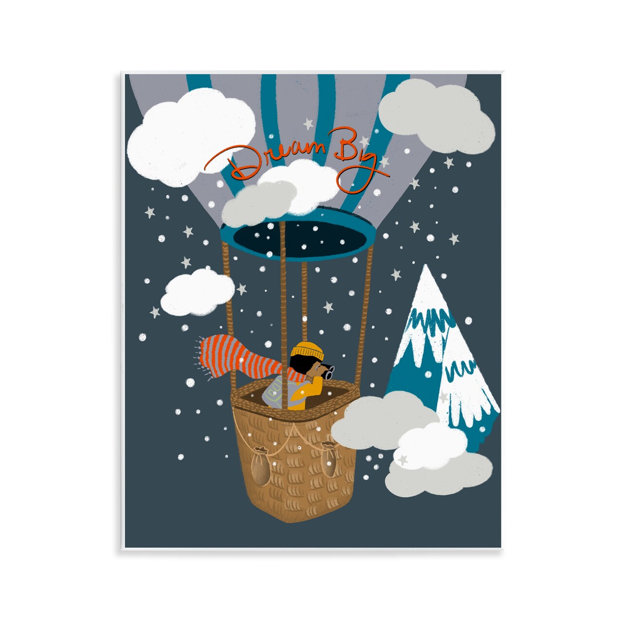 Stupell Industries Dream Big Balloon View Wall Plaque, design by Lori Mosley